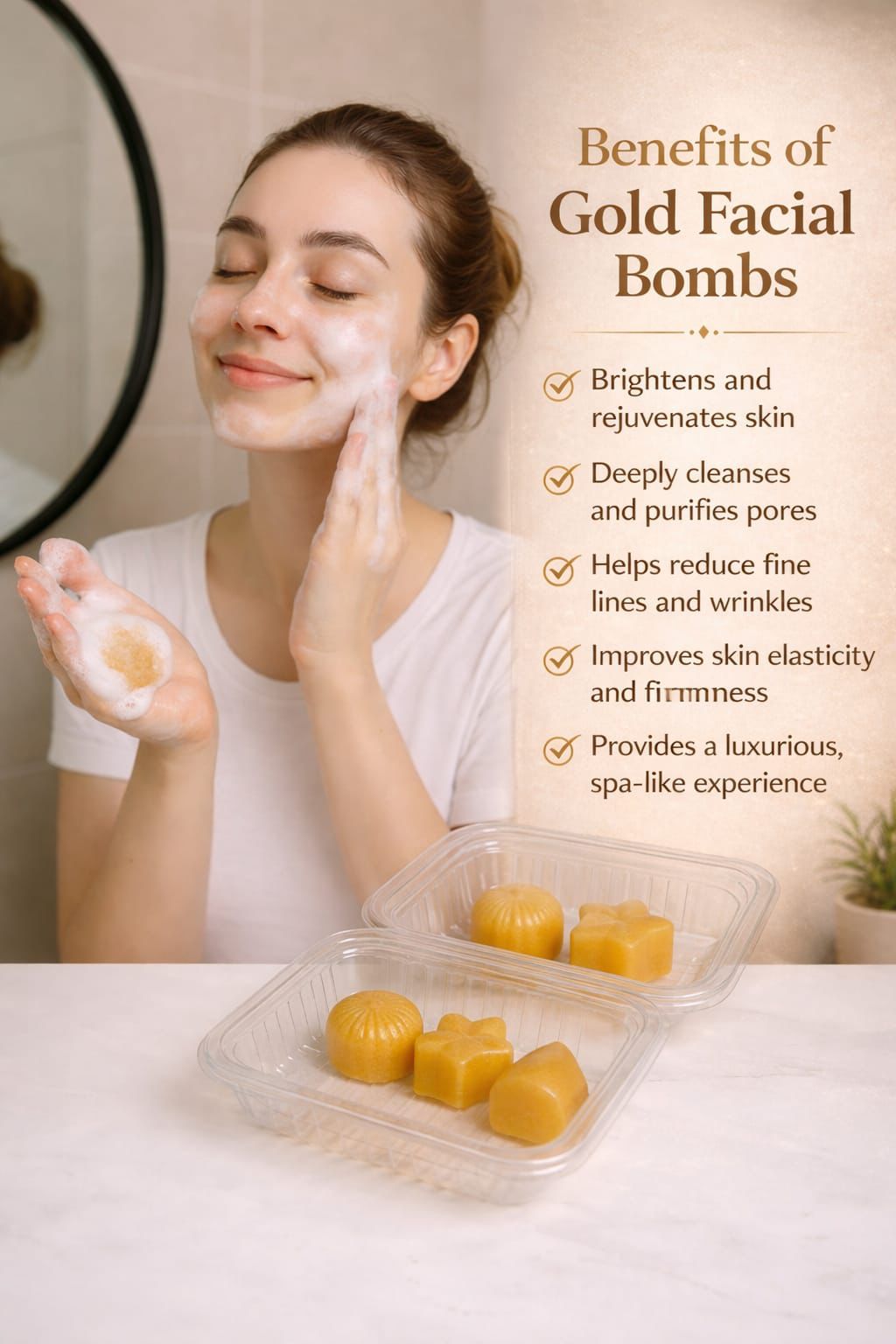 golden facial bombs  pack