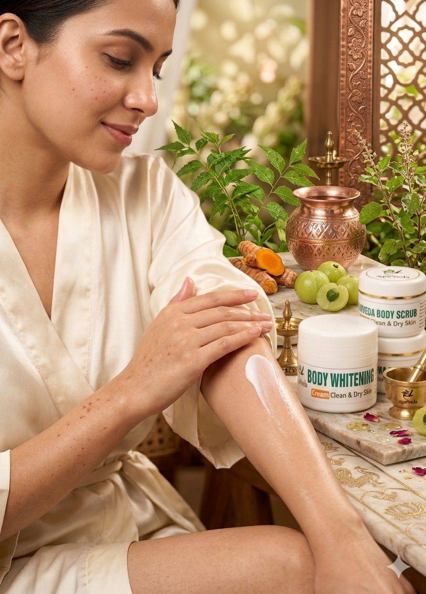 Body Whitening Cream & Scrub