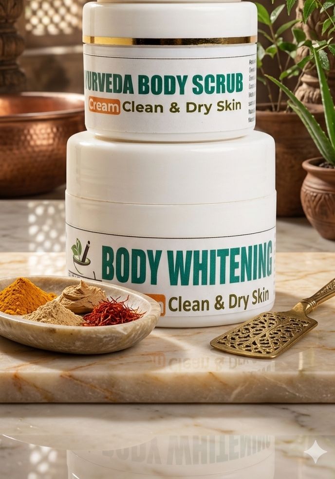 Body Whitening Cream & Scrub
