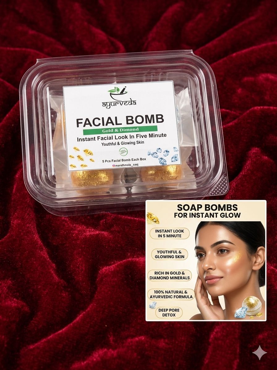 golden facial bombs  pack