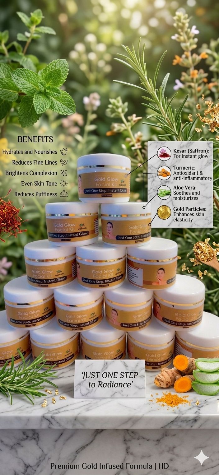 Ones Step Golden Glow Facial kit
