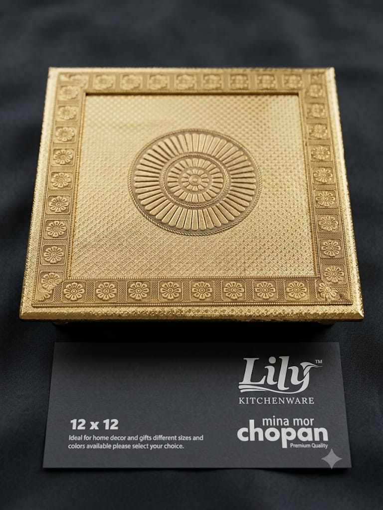 handcrafted  wooden pooja chouki chourang